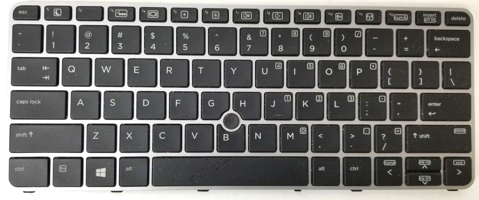 Used Fully Functional Keyboard for HP Elitebook 820 G4 Laptop *