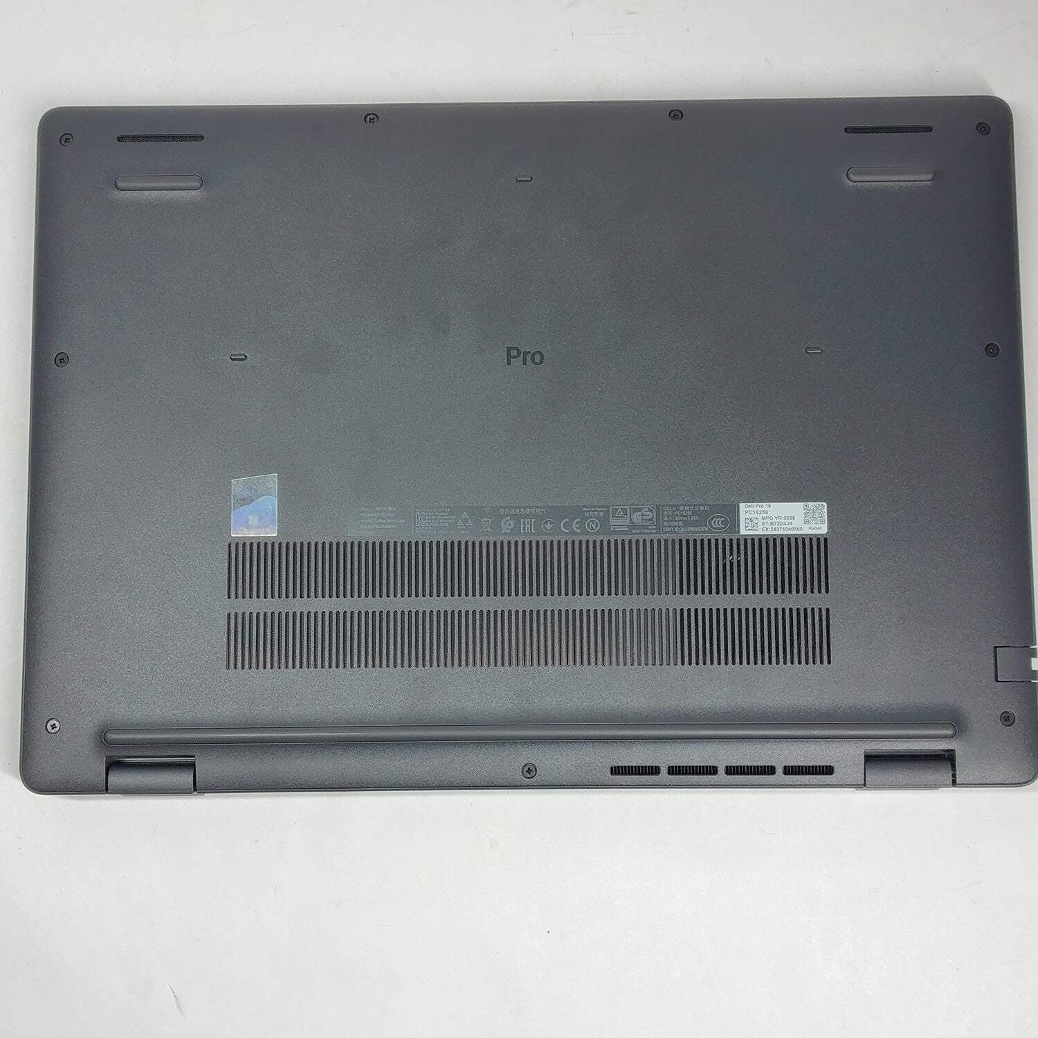 Dell Pro 16 PC16250 16″ i3-100U 1.2GHz 8GB RAM