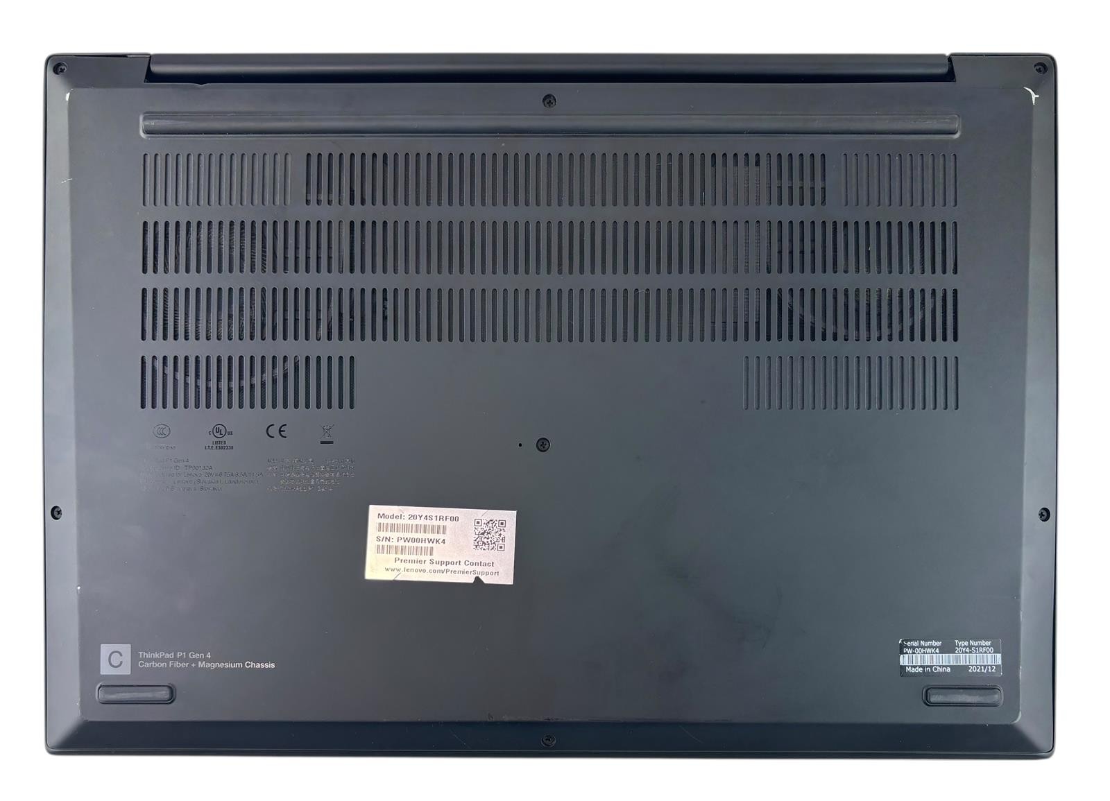 Lenovo ThinkPad P1 Gen 4i 16″ 4K 8-Core i9-11950H 512GB SSD 32GB RAM RTX A5000