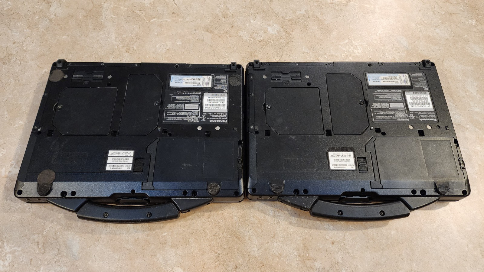 2x Lot Panasonic Toughbook CF-53 Rugged 14″ i5-2520M 16GB RAM Has HDD Caddy