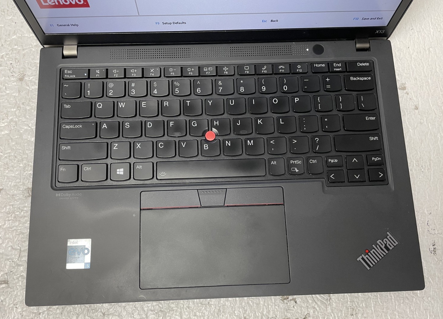 Lenovo ThinkPad X13 Gen 2 Intel i5-1135G7 @2.40GHz 16GB RAM NO SSD For Parts