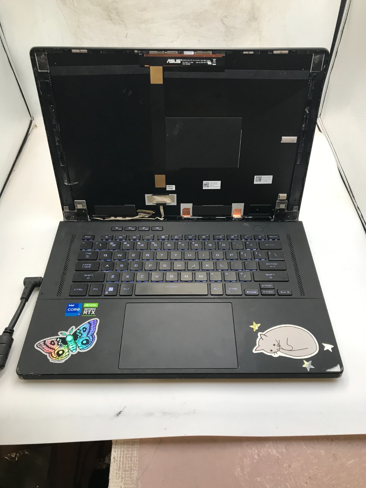 ROG Zephyrus M16 (2022) GU603ZM Intel Core i7 12th Gen NO RAM RTX 3060 For Parts