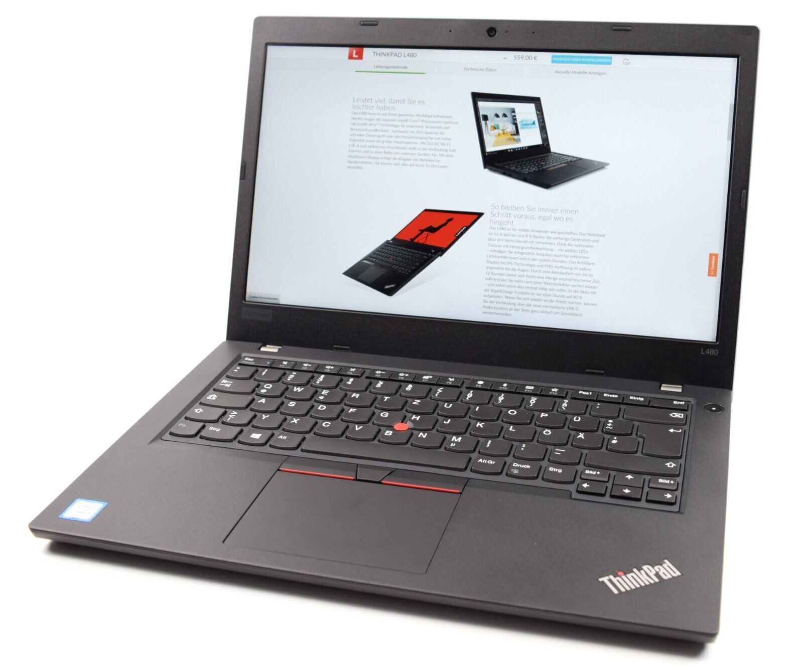 Lenovo ThinkPad L480 1.60GHz i5-8250U 8th Generation Intel® Core™ i5 14″