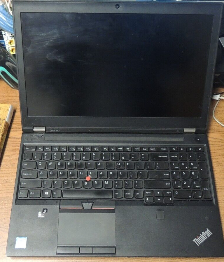 Lenovo ThinkPad P50 Laptop / intel i7 6820HQ, FOR PARTS OR NOT WORKIING
