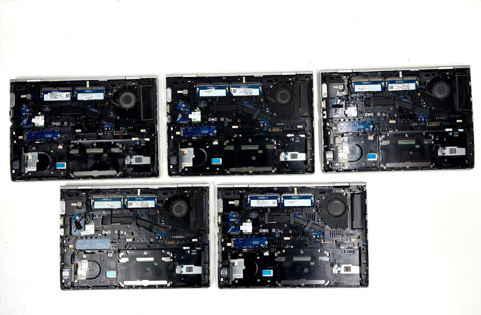 Lot (5) HP Probook 640 G5 Core i5-8350U 1.70GHz No HDD No RAM No BATTERY PARTS