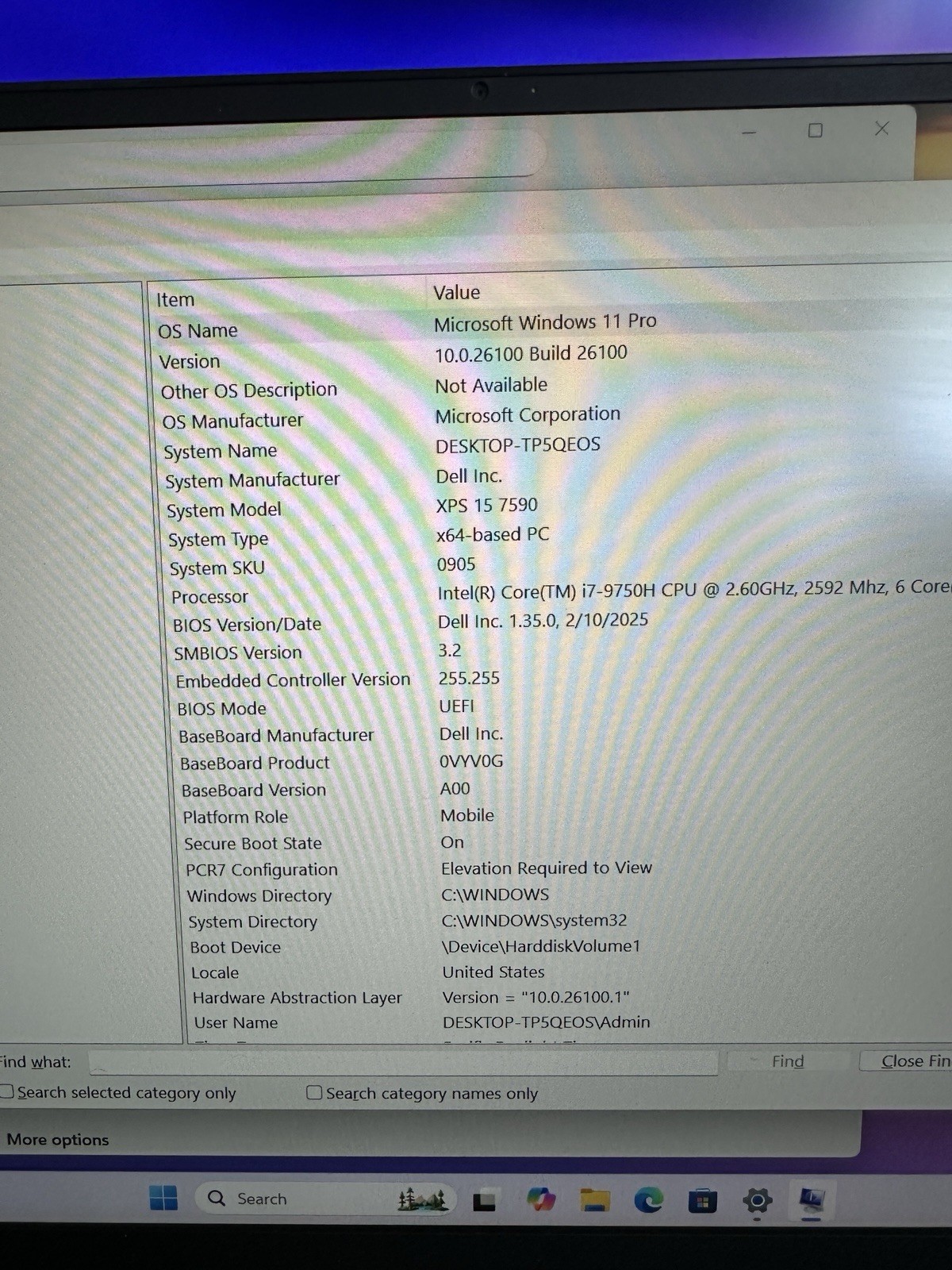 Dell XPS 7590, Gaming GTX 1650, i7-9750H, 16GB RAM, 512GB NVMe, Win 11 Pro