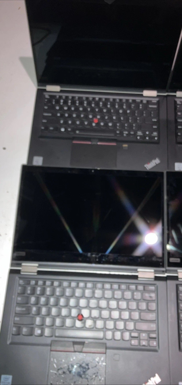 LOT OF 4 Lenovo X13 Yoga Gen 1 Intel Core i7-10510U 16GB Ram (BAD SCREENS)