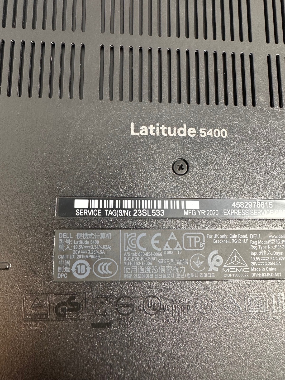 Dell Latitude 5400 14″ FHD Intel Core i5-8365 8gb ram 512gb PCIe