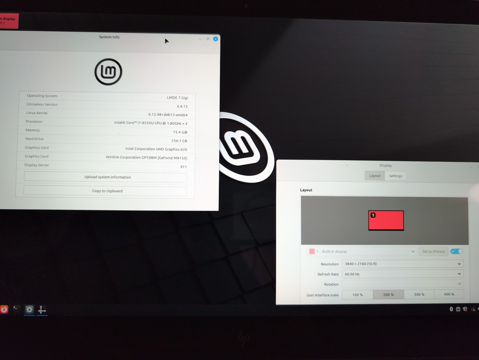 HP Spectre x360 15-CH011DX 15.6″ i7-8850 1.8GHz 16GB RAM 256GB SSD GeForce MX150