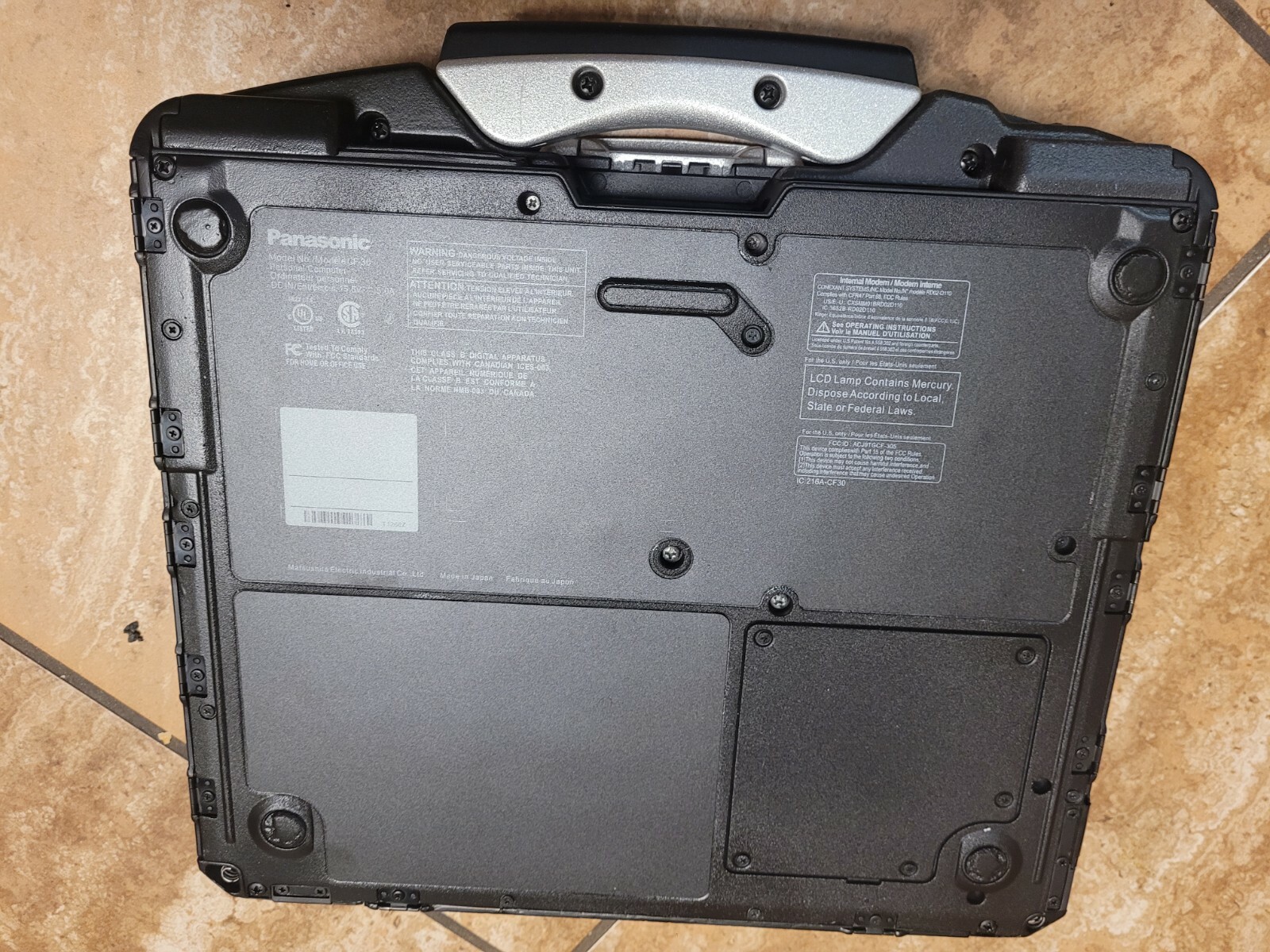 PANASONIC CF-30 L7500 2 DUO 1.6GHZ/ TOUCH/ BT/ / WIN7 ULTIMATE P64 /320GB HD/