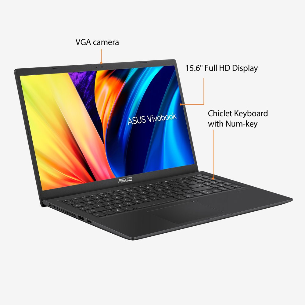 Vivobook 15.6″ FHD PC Laptop, Intel Core I5-1135G7, 8GB RAM, 256GB, Win 11 Home,