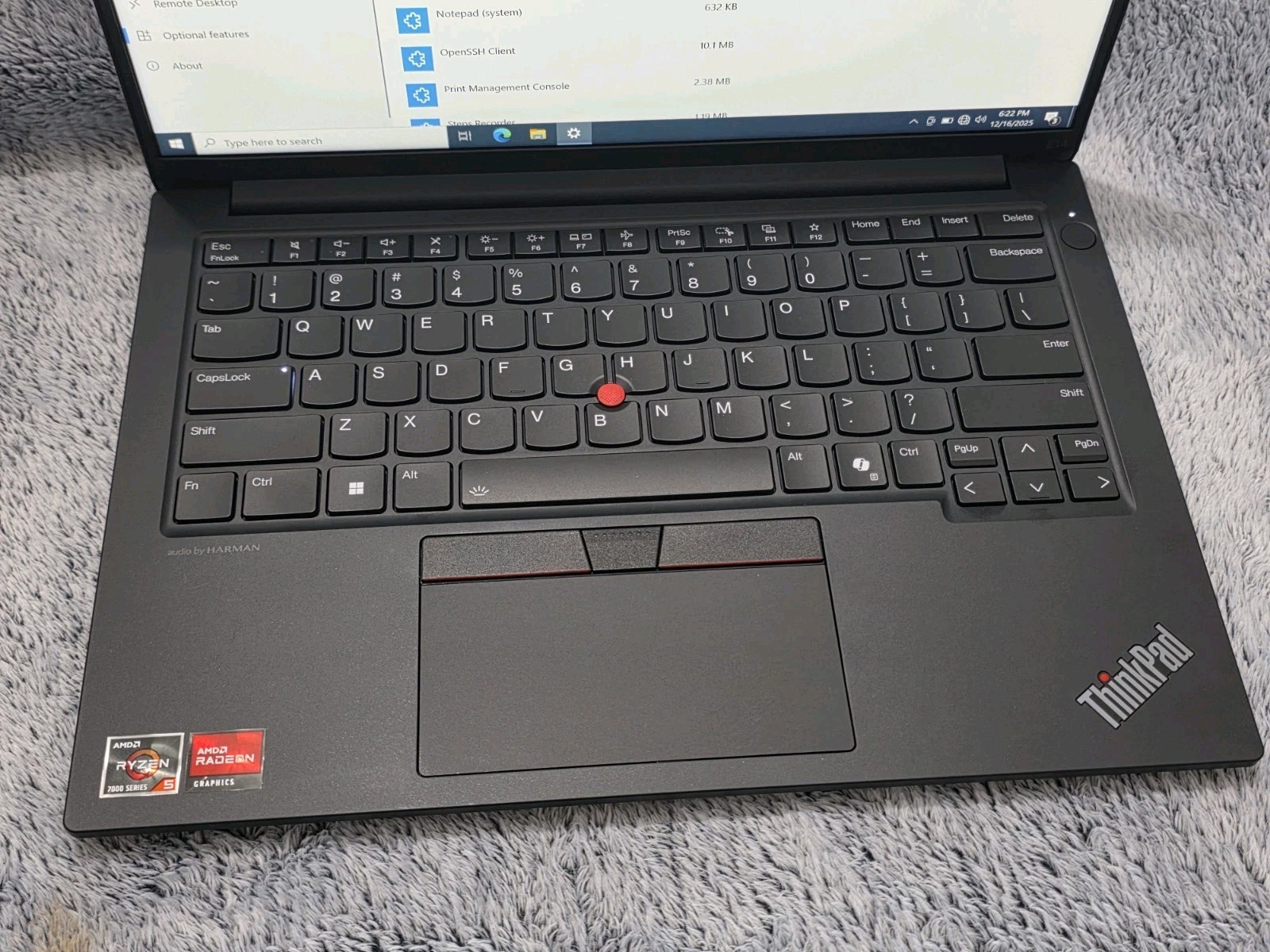Lenovo ThinkPad E14 Gen 6 FHD+ 2.9 GHz Ryzen 5 7535U 8GB 256GB SSD Excellent