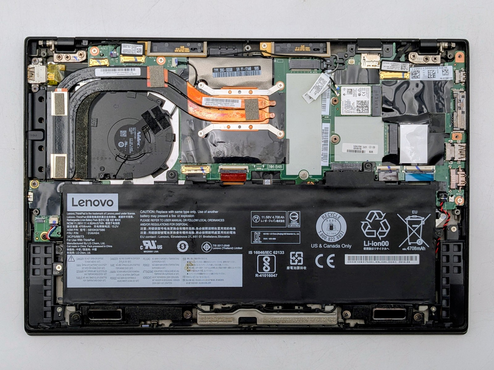 Lenovo ThinkPad X1 Carbon 6th Gen 14″ FHD I5-8350U 16GB Palmrest *READ*