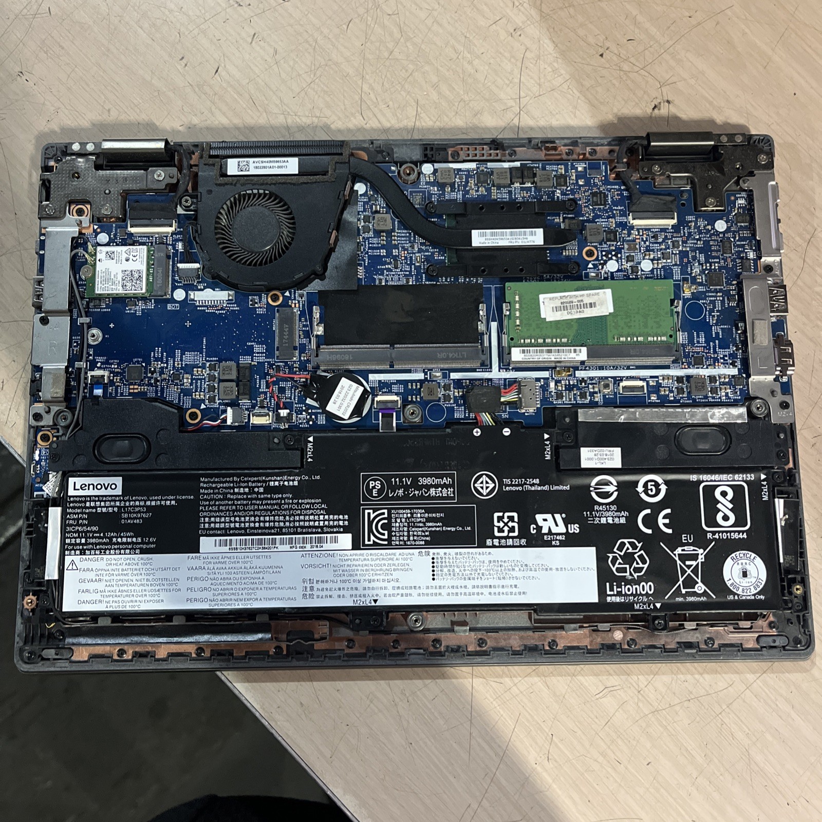 LENOVO THINKPAD L380 YOGA INTEL CORE I5 8TH GEN 4GB RAM NO HD