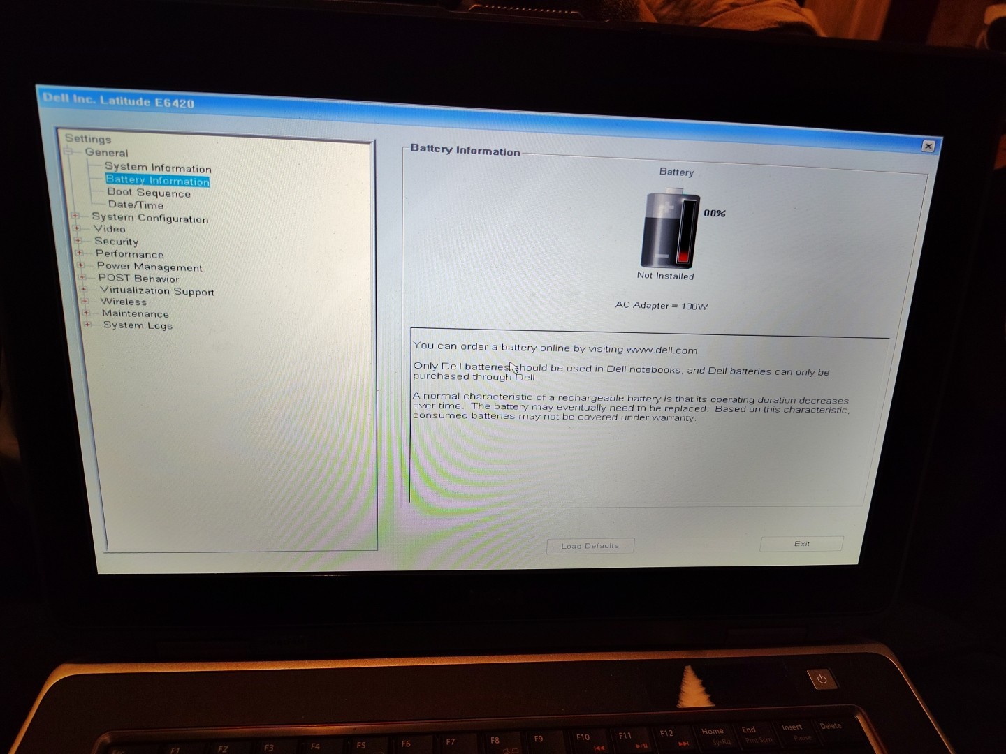 DELL LATITUDE E6420 Laptop w/ Intel Core i5-2520M 2.50 GHZ + 4GB No HD/Battery