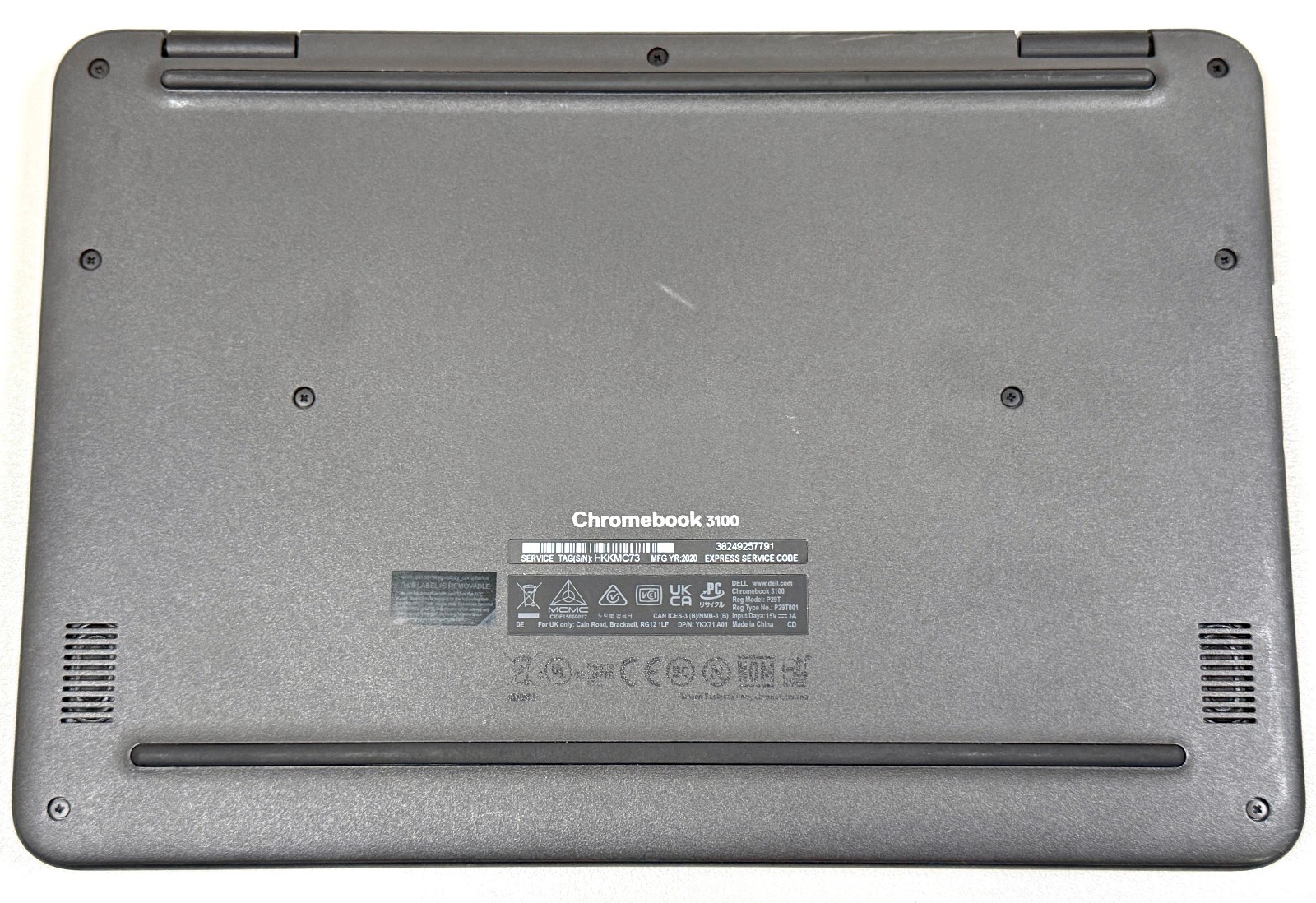 Dell Chromebook 3100 11.6″ HD Non-Touch 1.1GHz Celeron N4020 4GB RAM 16GB eMMC