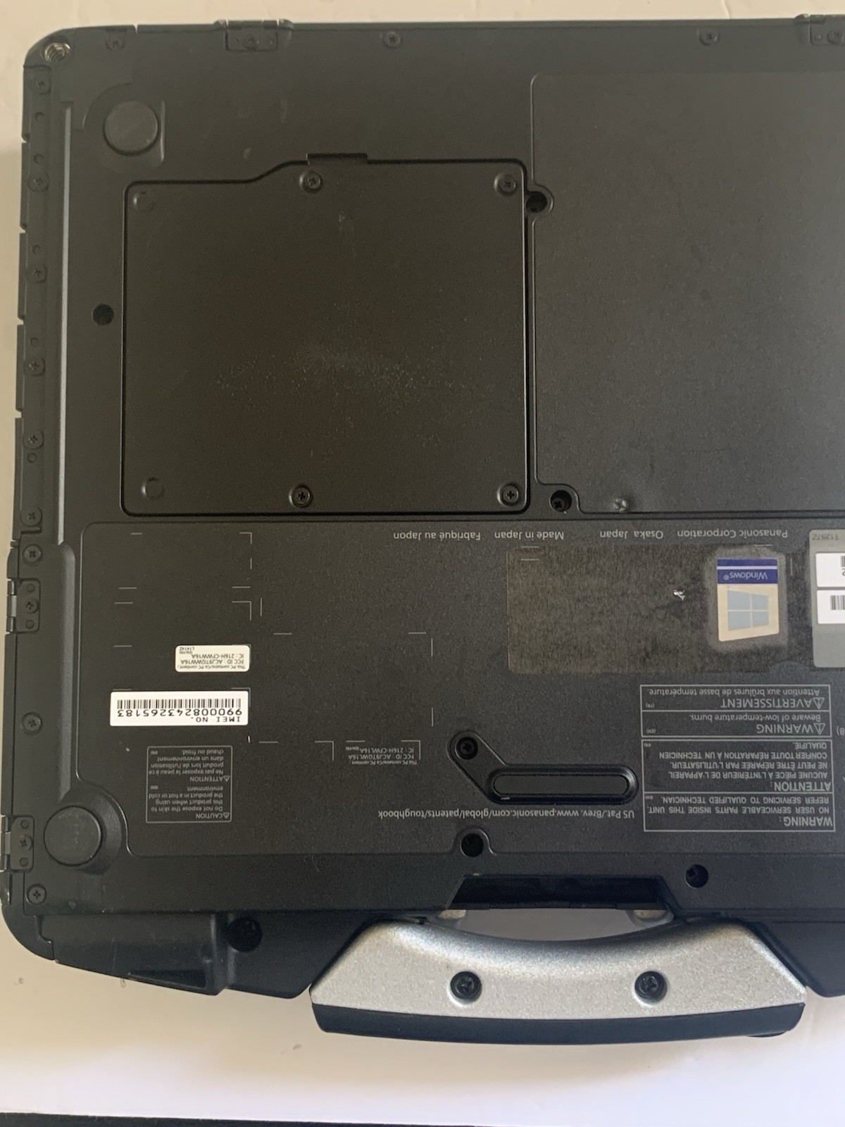 Panasonic Toughbook CF-31 MK6 i7-7600U Touch 8GB 256 SSD Win11 4G/DVD Good