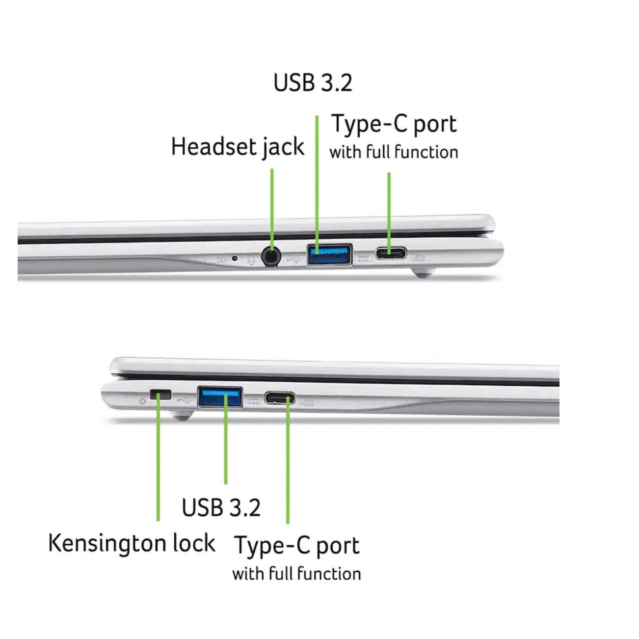Acer – Chromebook 315 – 15.6″ FHD Laptop with Google AI – MediaTek Kompanio 540