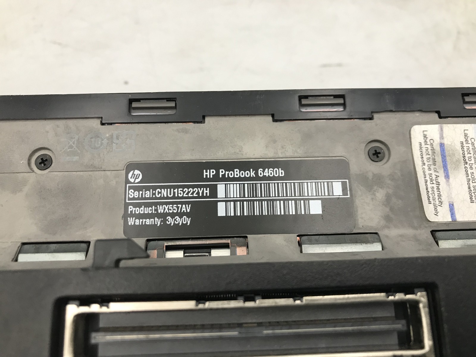 HP PROBOOK 6460B – LOT OF 2 – BIOS LOCKED – INTEL I5 2410M – NO RAM – READ – BB!