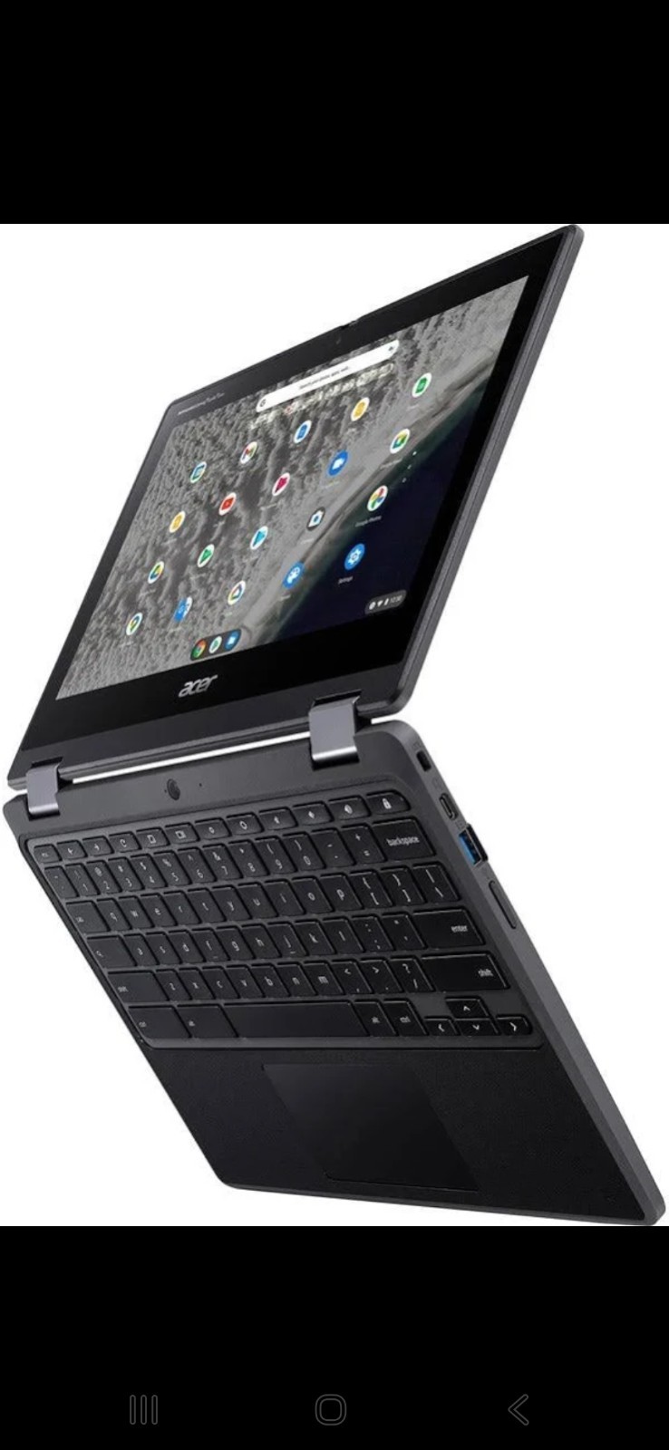Acer Spin 511 R752T 11″ 2-in-1 Chromebook Intel Celeron N 4GB 32GB eMMC Black