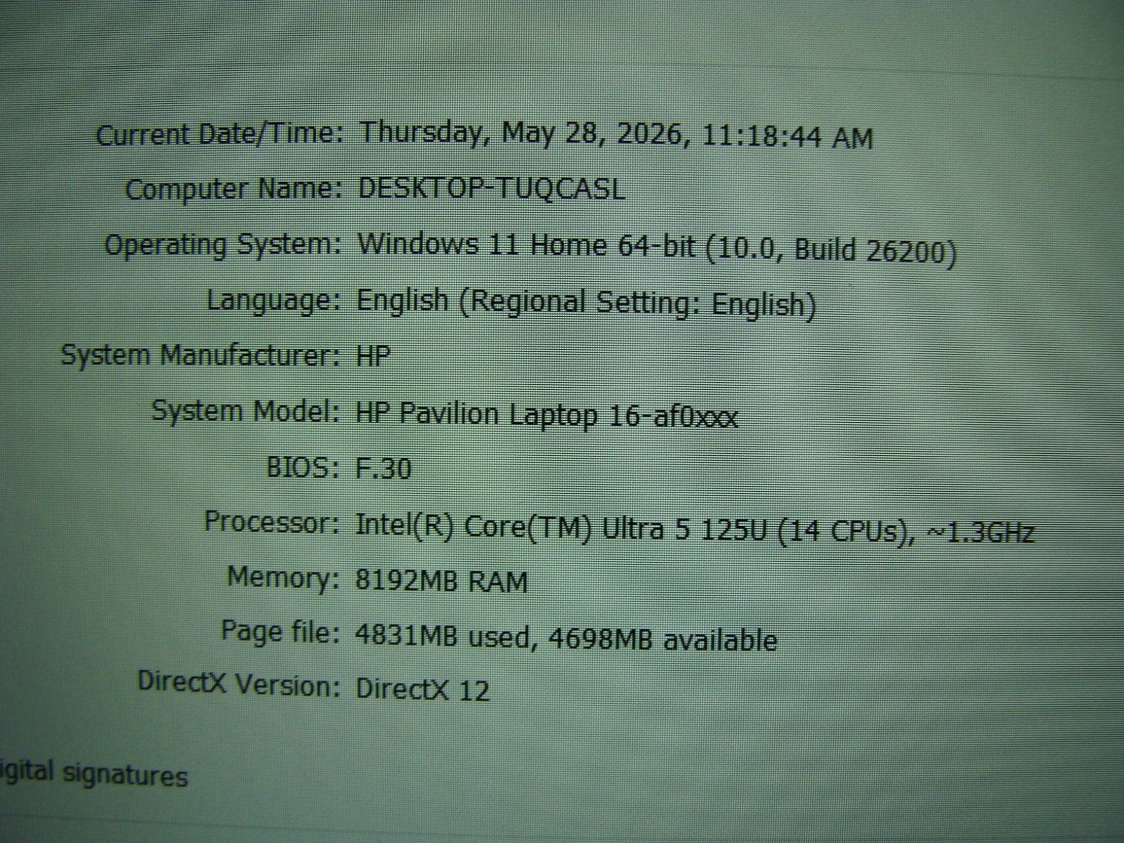 HP Pavilion 16-af0066st 16″FHD+ Ultra 5 125U 1.3GHz 8GB 512GB SSD 85ttery +PA