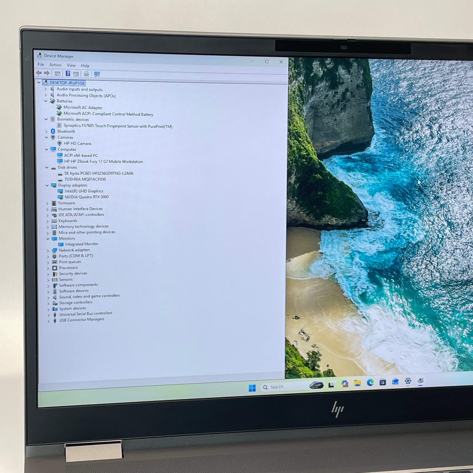 HP ZBook Fury 17 G7 i7-10850H 2.7GHz 32GB RAM 256/500GB Quadro RTX 3000