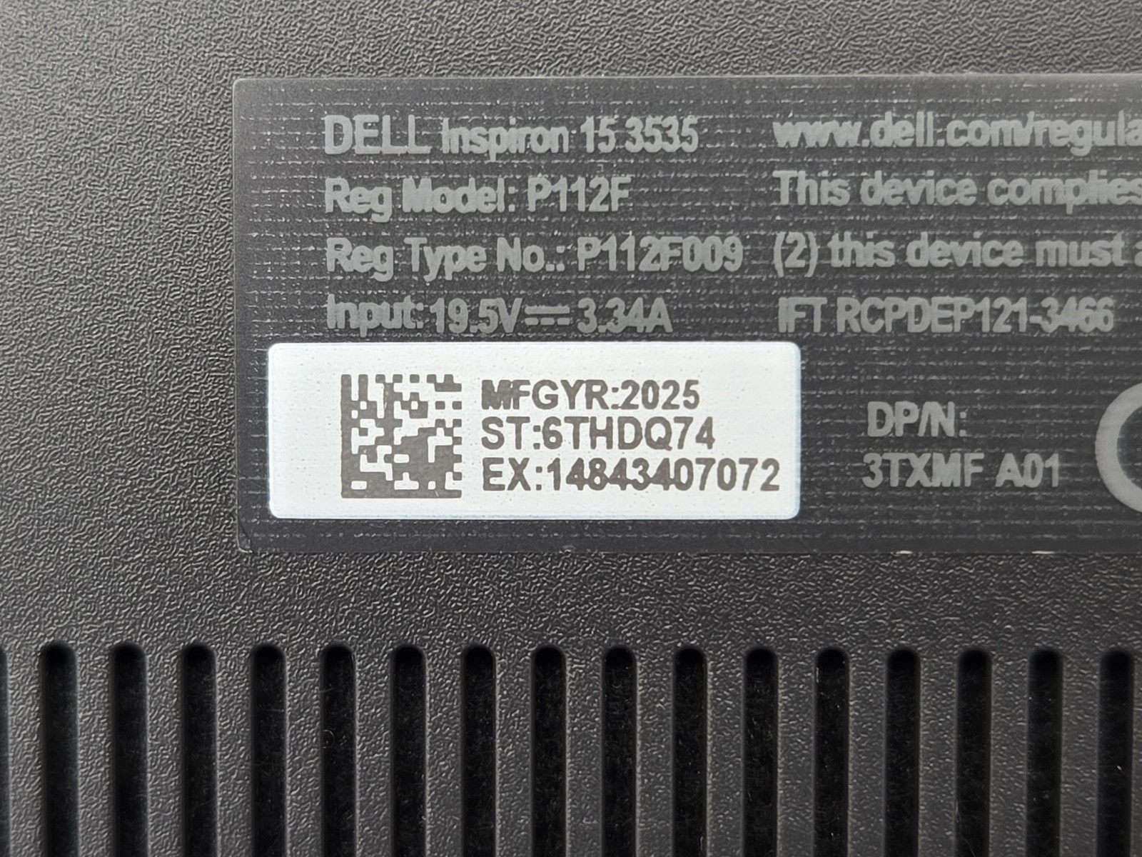 Dell Inspiron 15 3535 15.6″ FHD Ryzen 5 7520U 8GB 512GB SSD Win11