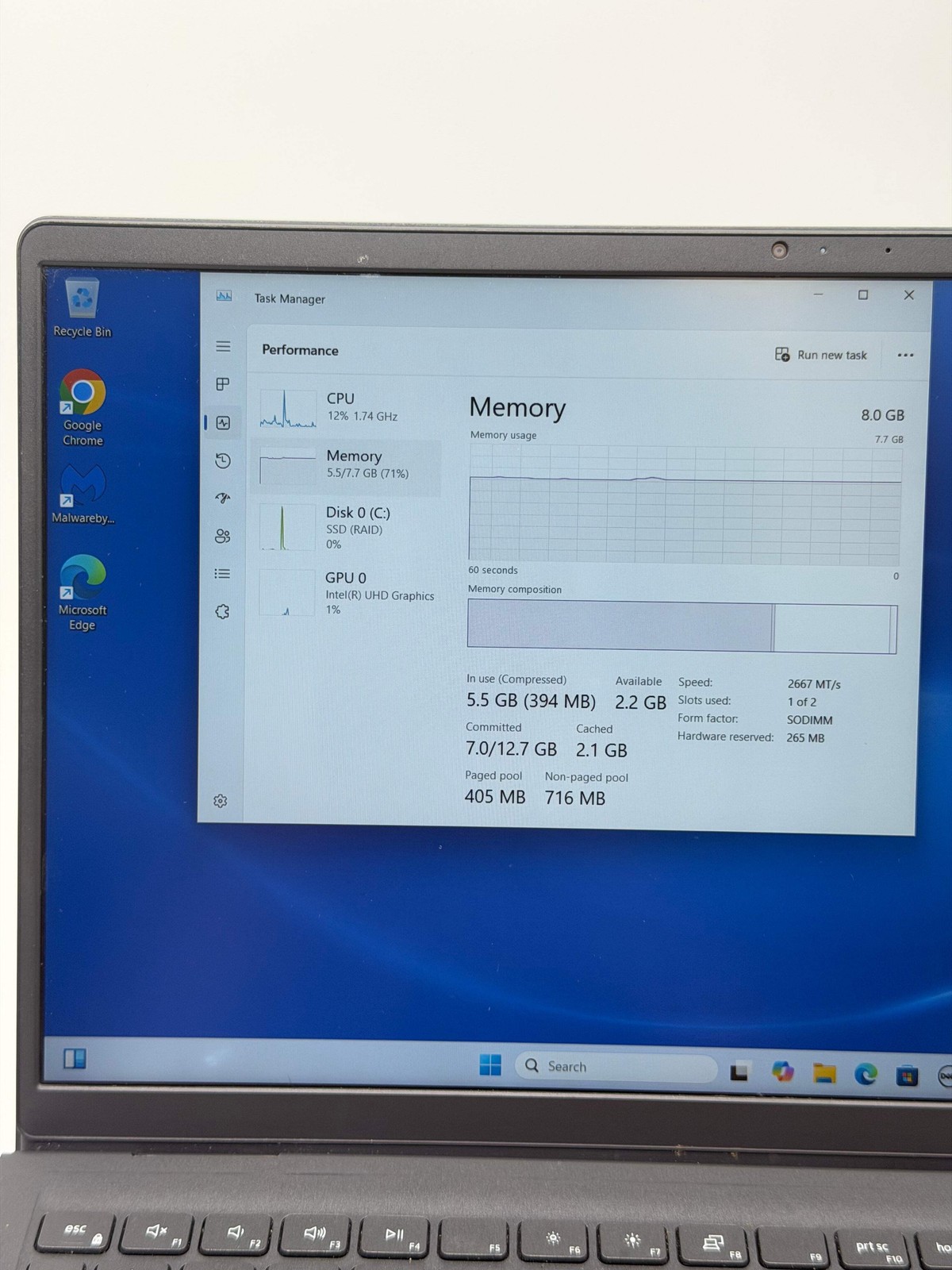 Dell Inspiron 15 3000 Intel Pentium 256GB SSD 8GB RAM 15.6″ Black