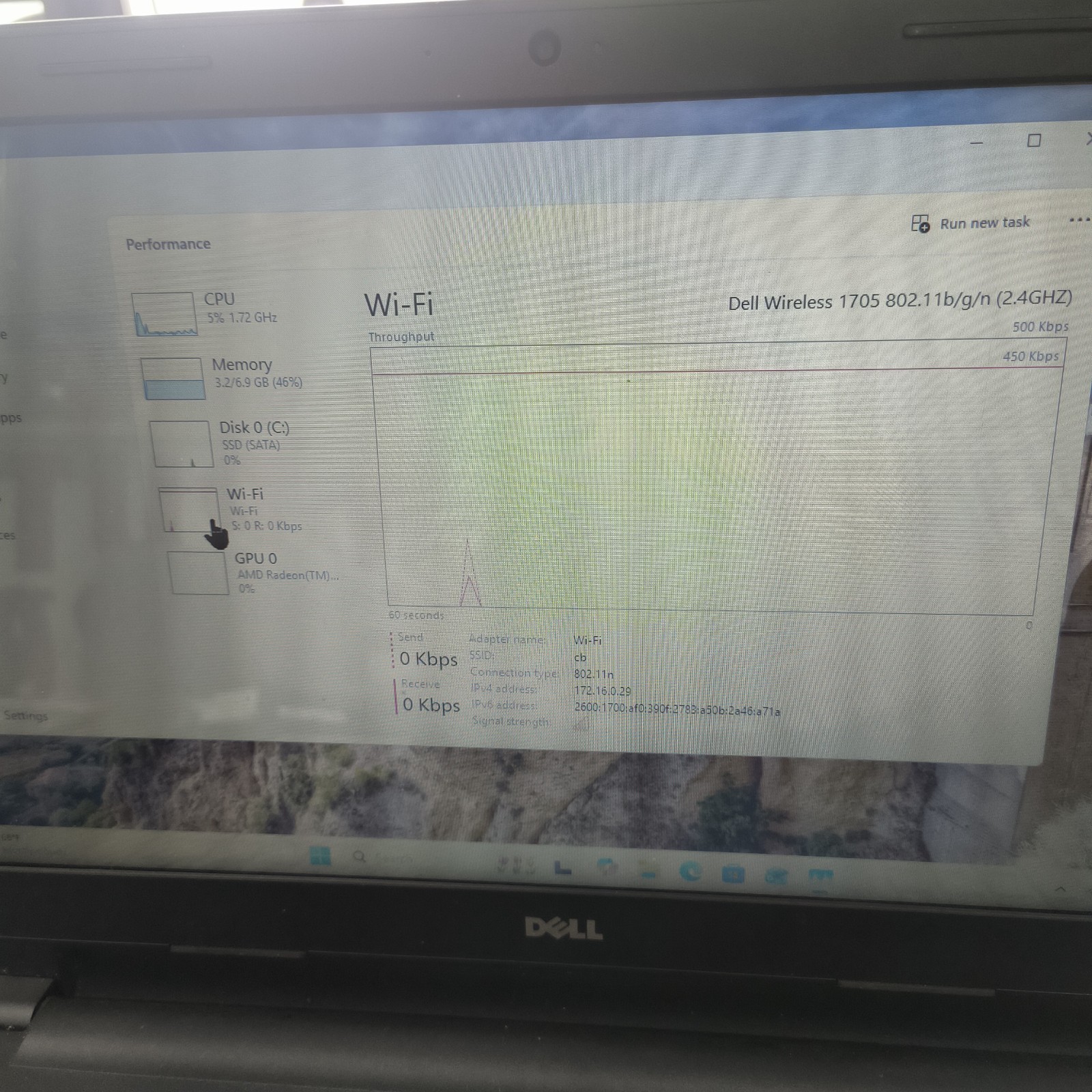 Dell Inspiron 15 3000 15.6” 8gb/256gb SSD AMD A6 DVD Player Win 11H