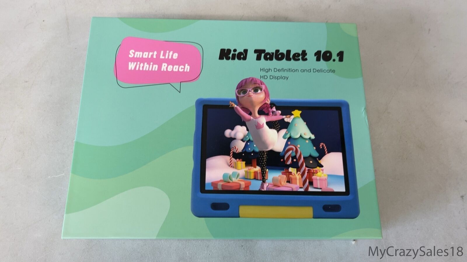Maxsignage 10.1 Android 13 Kids Tablet,Ages 6-12