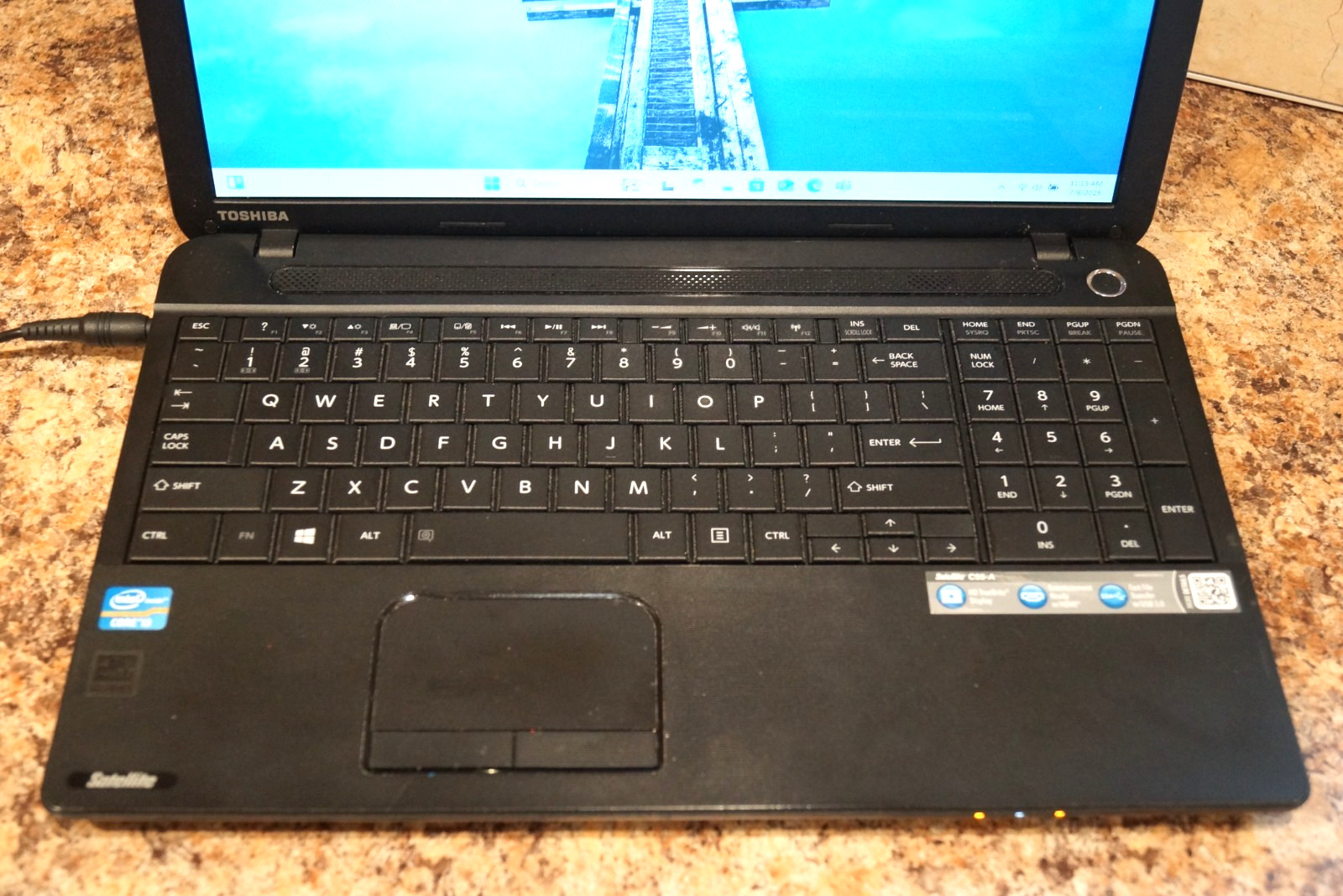 Activated 24H2 WIN 11PRO Toshiba C55-A5308 Gen3 i3@2.50GHz,4GB RAM,120GB SSD