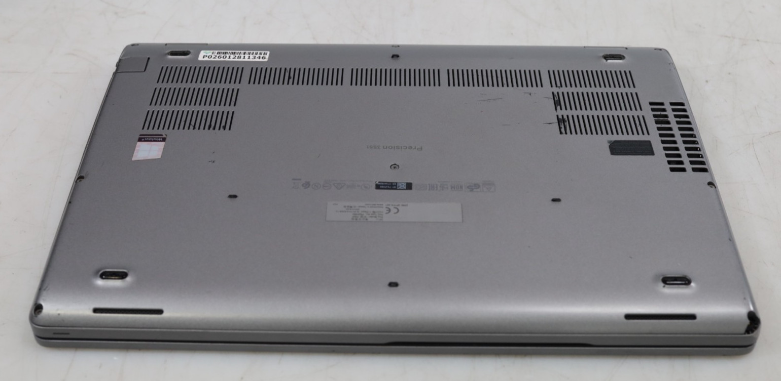 Dell Precision 3551 15.6″ Intel i5-10400H 16GB DDR4 No HDD BATT COA OS