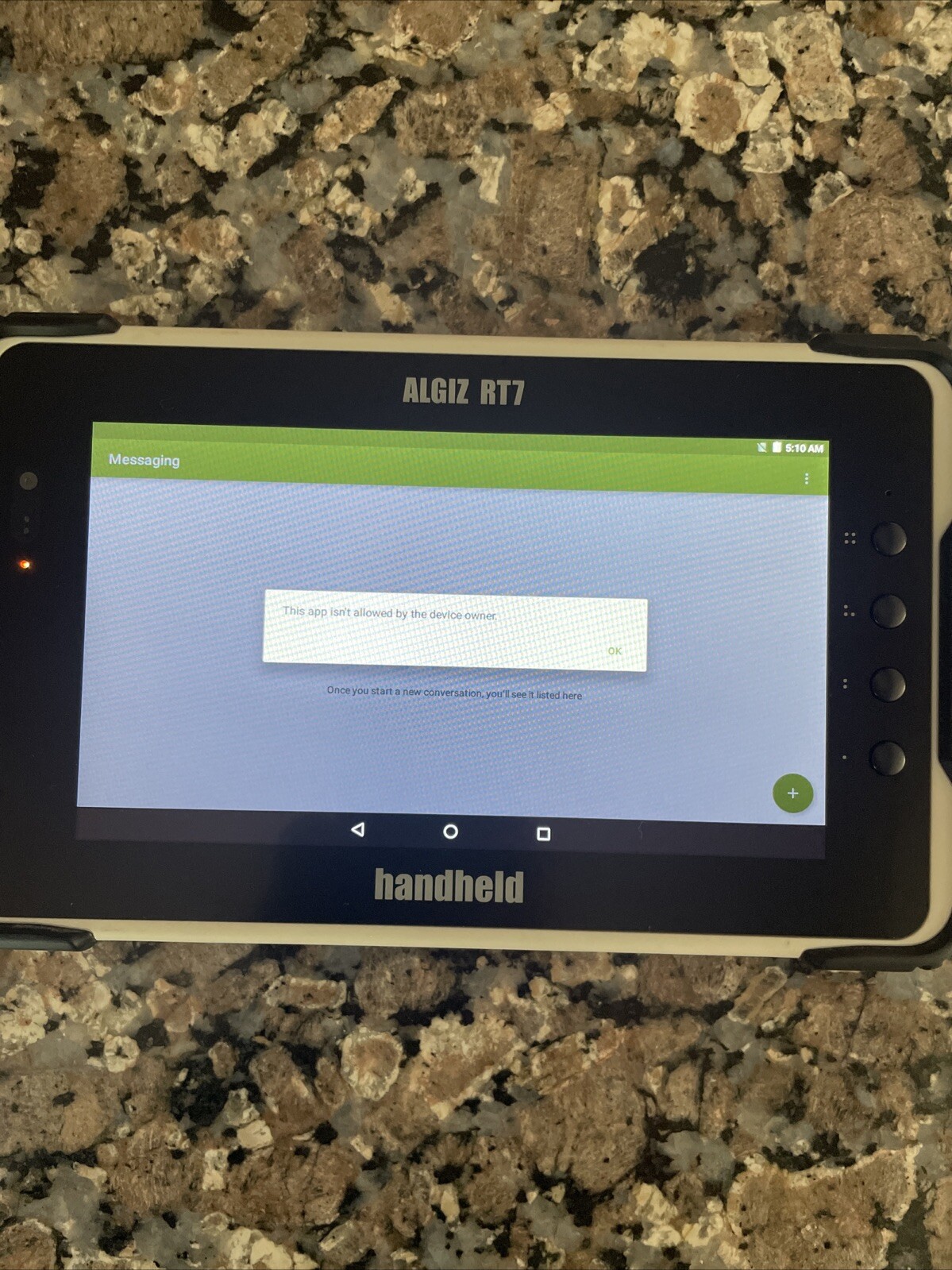 Algiz RT7 Handheld SELLING As Is UNTESTED PARTS/REPAIR