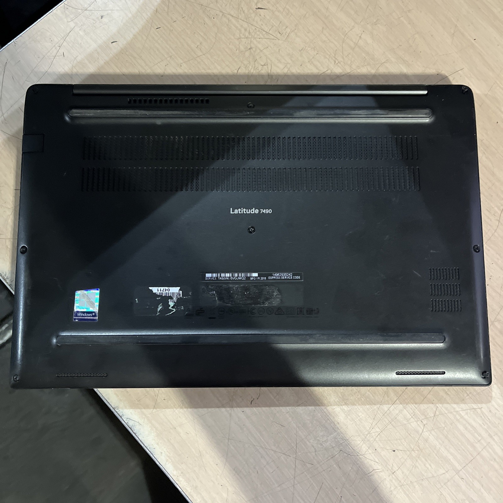 DELL LATITUDE 7490 INTEL CORE I5-7300U 2.60GHZ 16GB RAM NO HD