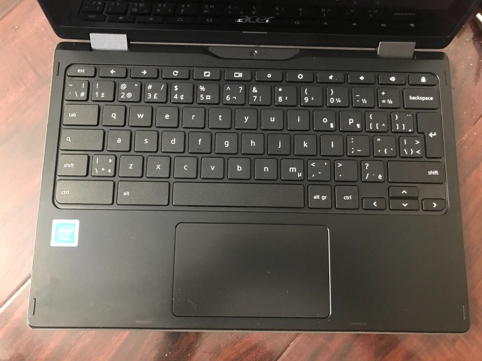 Acer Chromebook Model N18Q6 R752TN C2J5 Celeron N4000 4GB mem 32GB touch