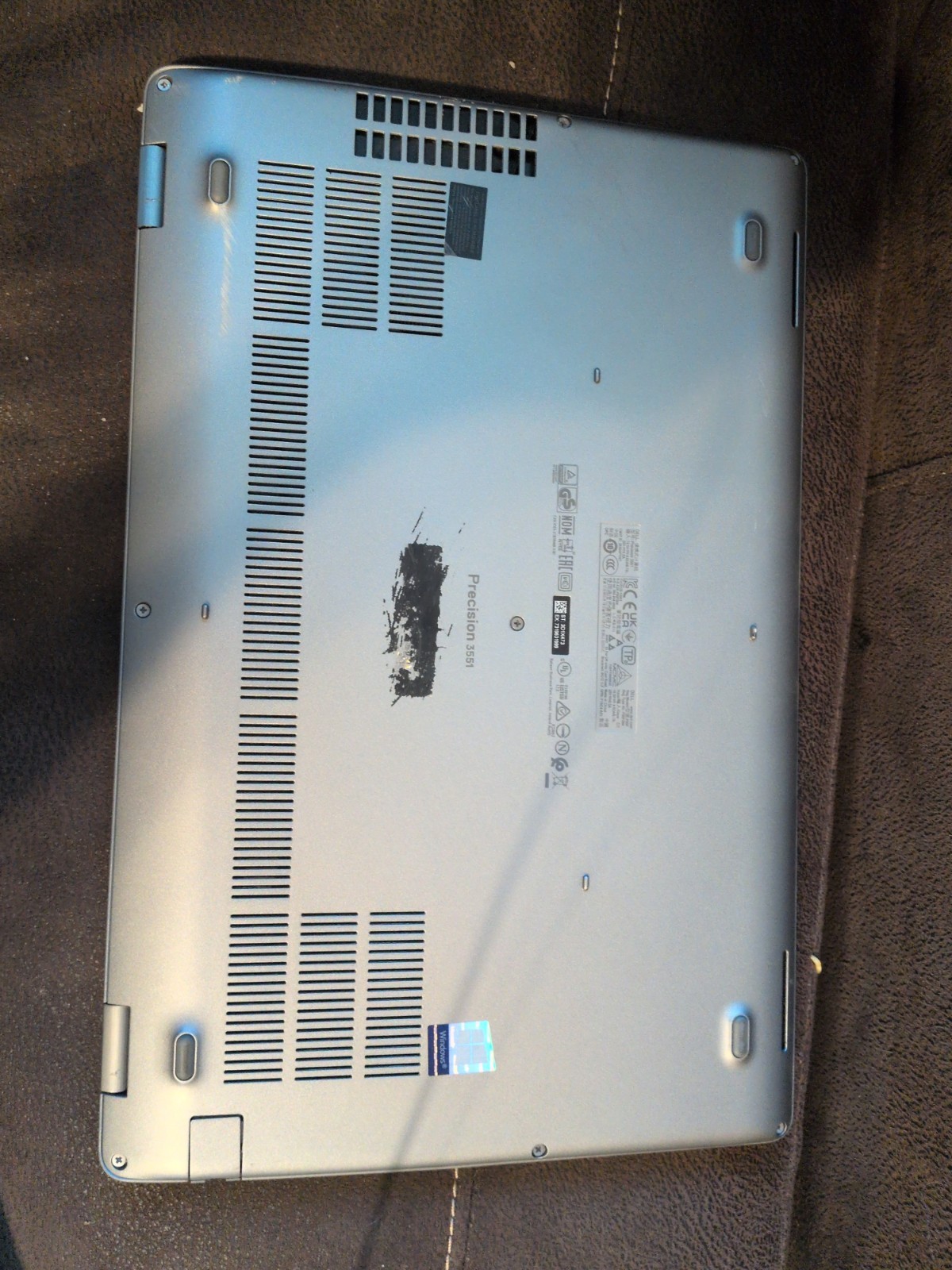 Dell Precision 3551 Intel Core I7-10750 2.6 GHz No RAM, No SSD