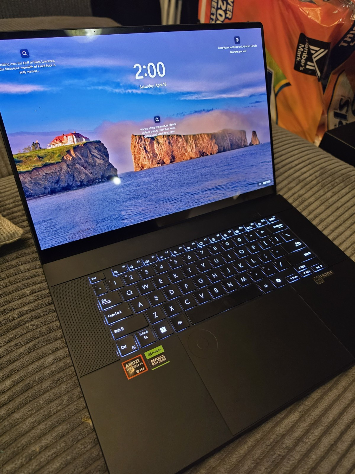ASUS ProArt P16 4k OLED AMD Ryzen 9 RTX 4060 1T SSD Win11 Pro Black Laptop