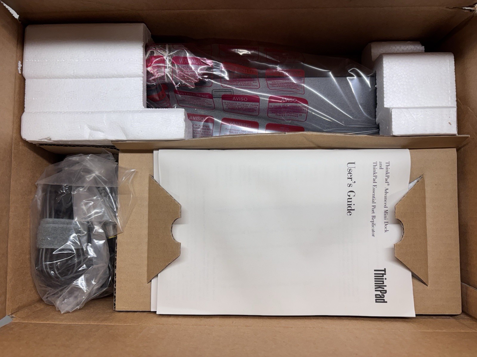 New in Box Genuine Lenovo ThinkPad Advanced Laptop Mini Dock 250410U