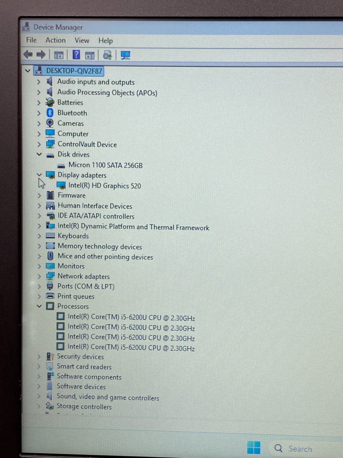 DELL LATITUDE E5470 14″ i5-6200U 8GB RAM 256GB SSD WINDOWS 11 PRO + BATTERY GOOD