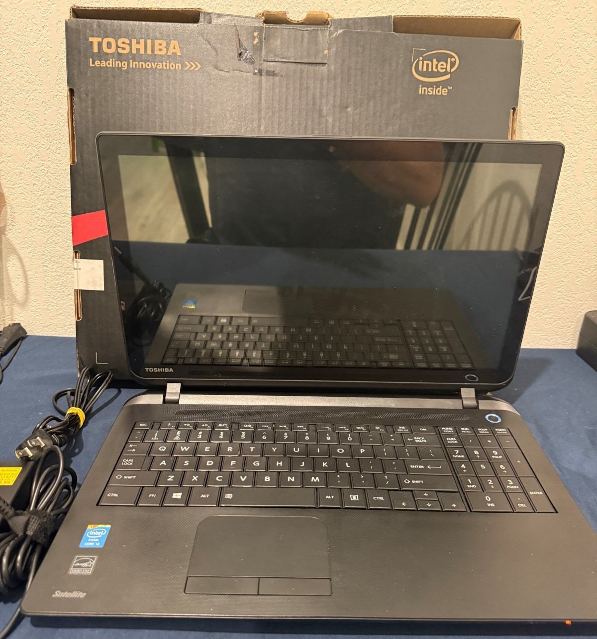 Toshiba Satellite C55t 15.6″ Intel Core i3-4005U @1.70GHz 8GB RAM 750GB HDD