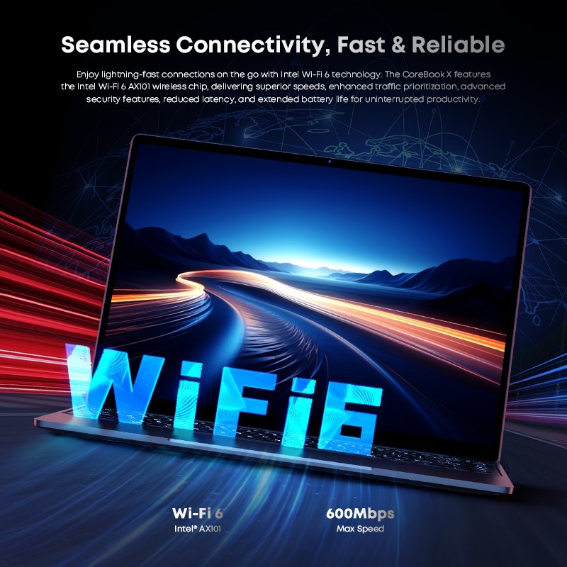 CHUWI CoreBook X 14.1″ i5 Laptop, 12th Gen i5-12450H, 16GB RAM 512GB SSD, Win 11