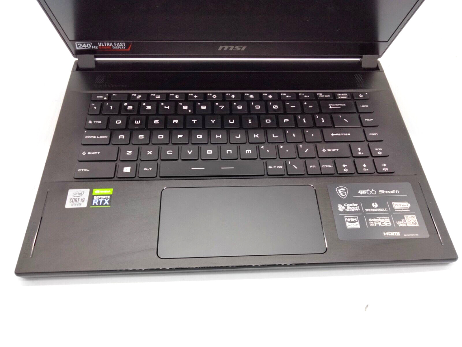 MSI GS66 Stealth 15.6″ i9-10980HK 32GB 3TB SSD RTX 2070 gaming Laptop