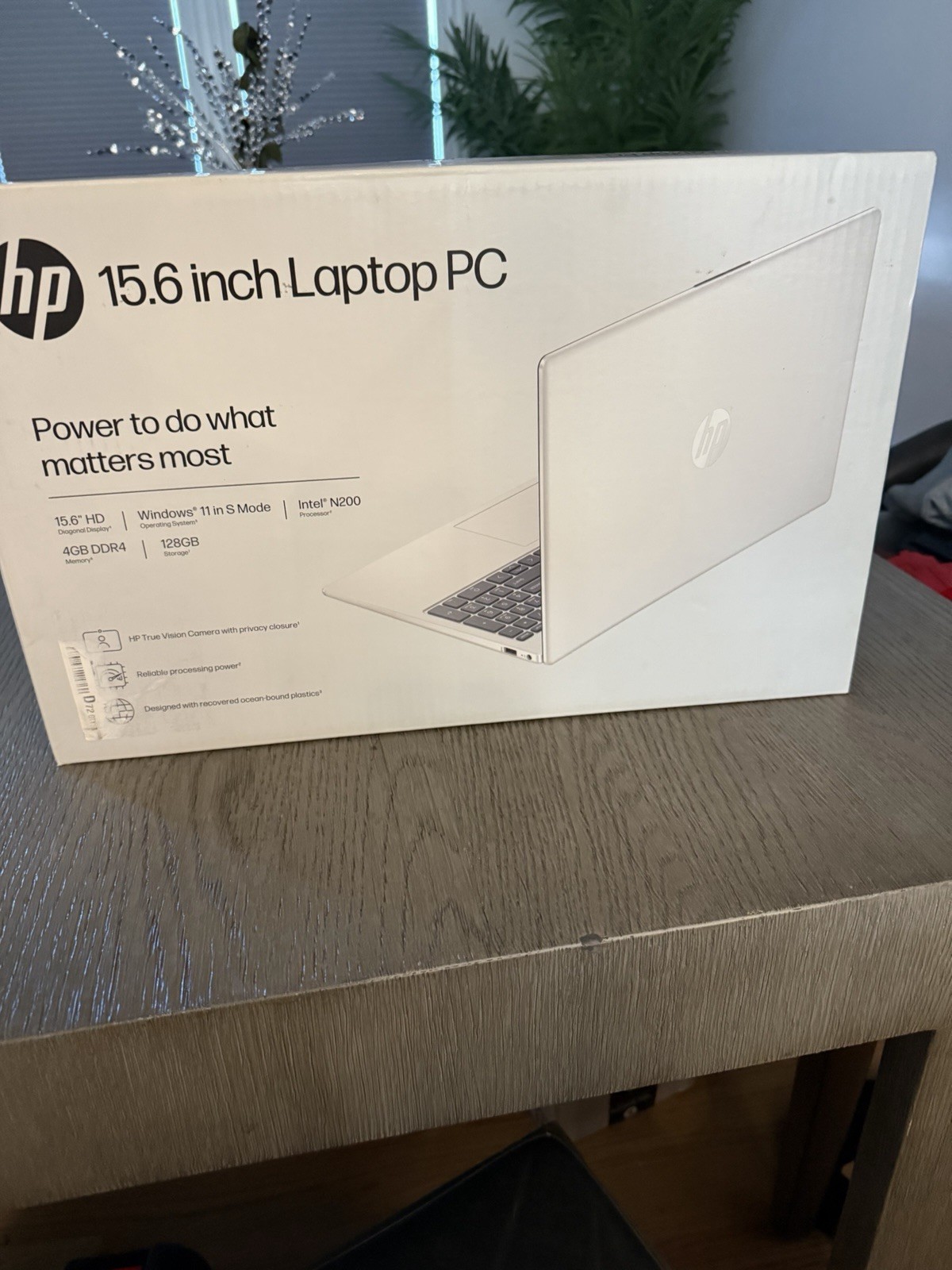 HP 15.6″ HD Laptop, Intel 4-Core N200, 16G RAM 128GB SSD, Win 11, 1-Year MS 365