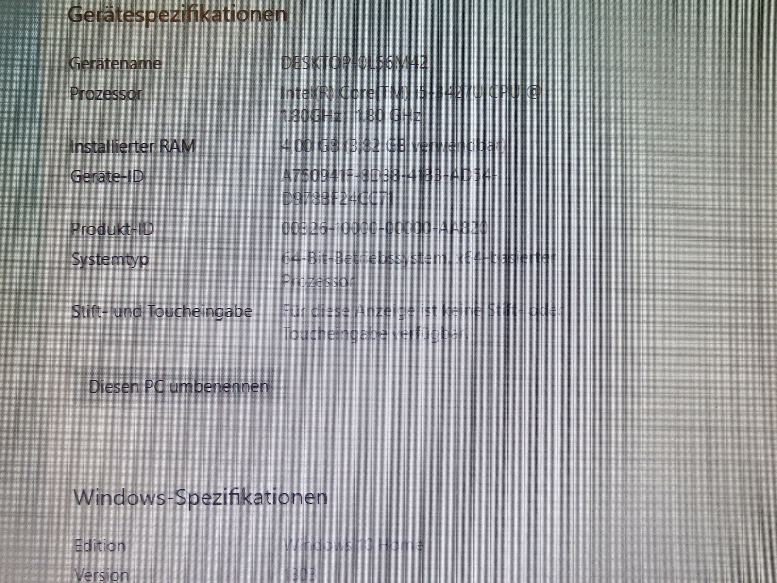 Lenovo ThinkPad Helix, Intel i5-3427U, 4GM Ram, 11,6″ Zoll 1920 x 1080 ohne SSD
