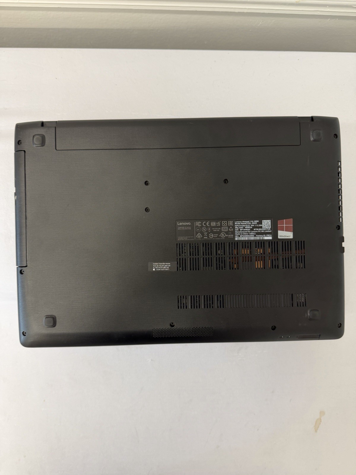 Lenovo Ideapad 110 Laptop – Good Screen – Intel i3-6100U – Read Des