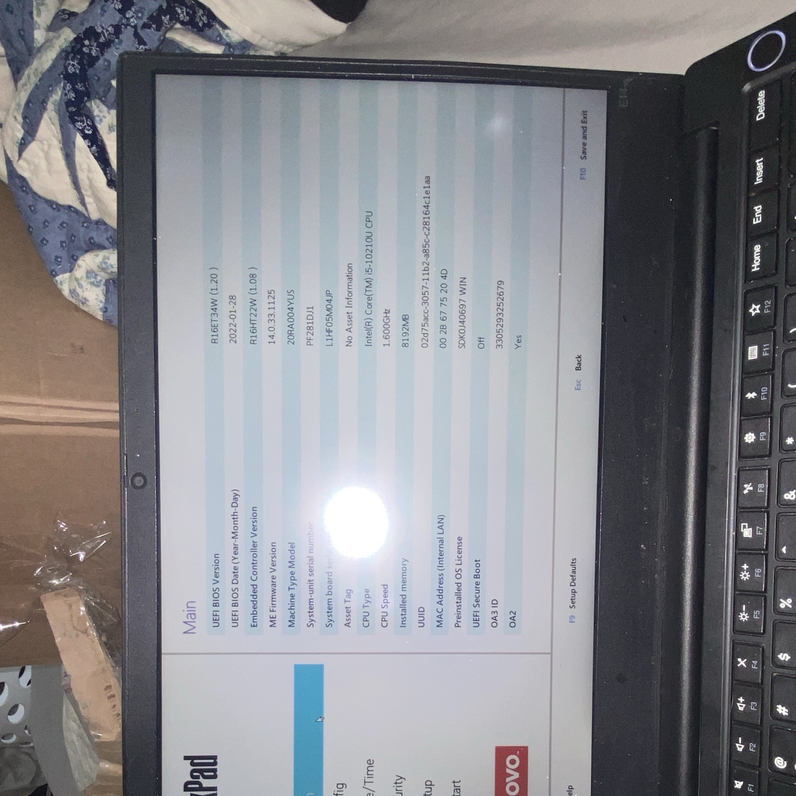 Lenovo ThinkPad E14 Laptop Windows 14in Black Built-in Webcam Microphone
