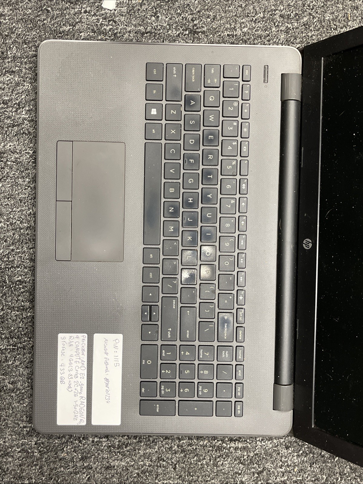HP Pavilion 3168NGW 15.6” i5-7200U NO RAM– AS-IS Parts Only