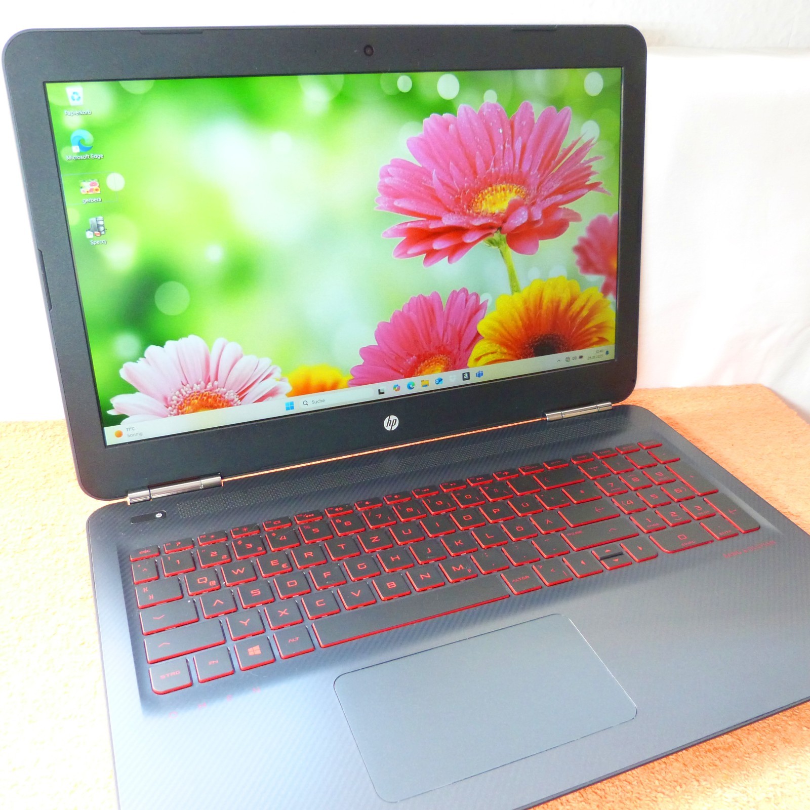 HP OMEN AX ULTRABOOK 15″ FULLHD GTX 4GB GAMING l SSD Windows 11 l QUAD i7