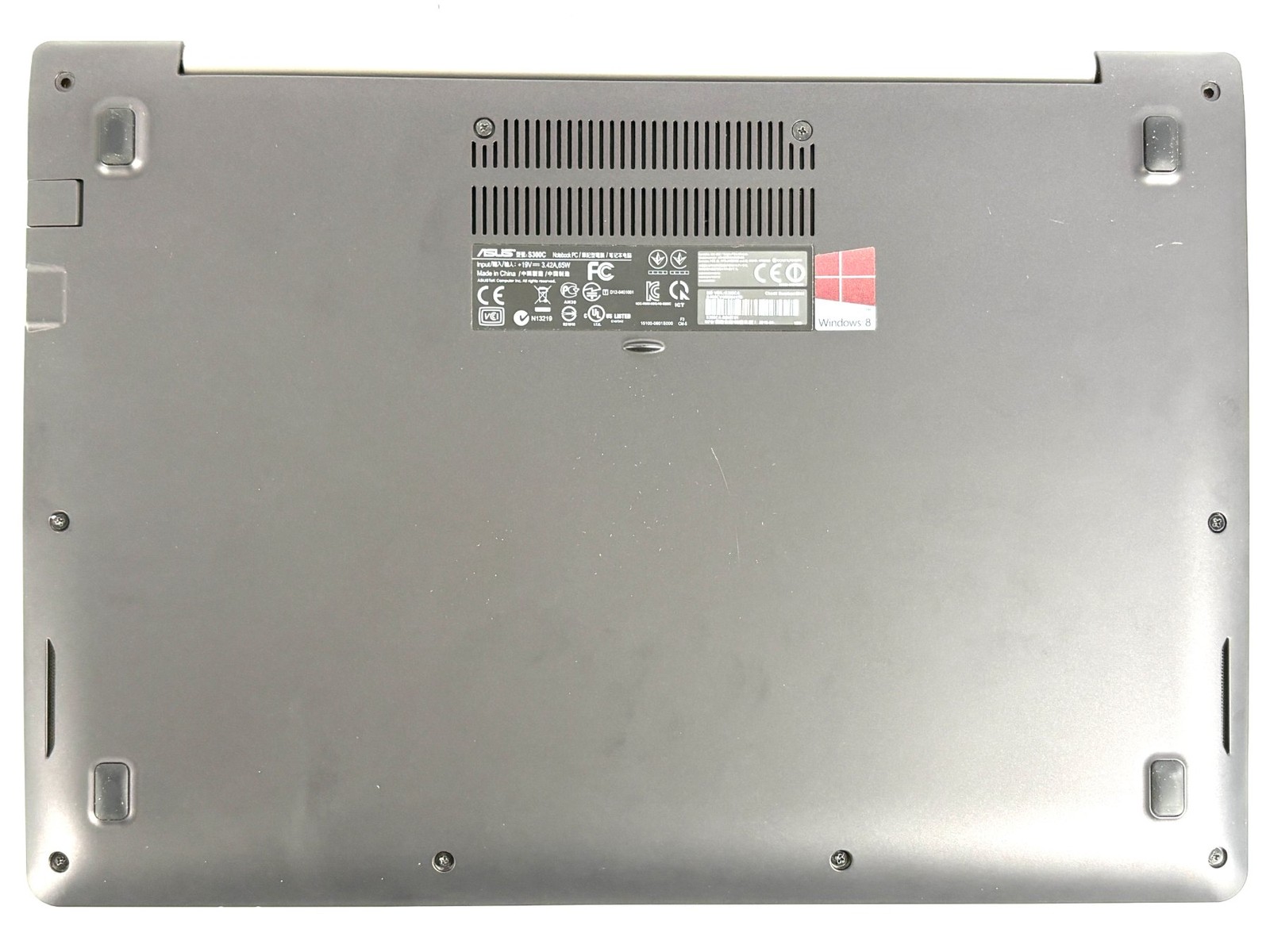 Asus S300C NoteBook – 13.3″ HD Touch, 1.8GHz i5, 4GB RAM, NO SSD