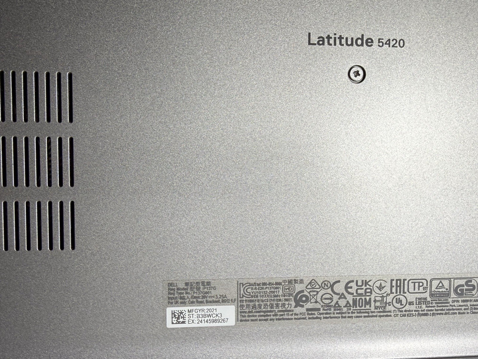 Dell Latitude 5420 14” FHD Intel i5-1145G7 16GB RAM 512GB SSD